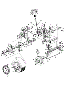 Steering And Wheel Ass'y parts for White Outdoor Lawn Tractor 13AR616G190 / 1997 from AppliancePartsPros.com