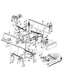 Upper Frame & Lift Ass'y parts for White Outdoor Lawn Tractor 13AR616G190 / 1997 from AppliancePartsPros.com