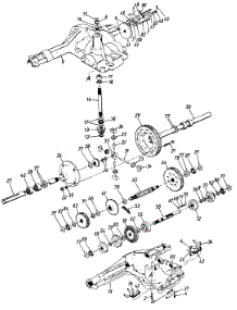 Transaxle parts for White Outdoor Garden Tractor 149-816-190 / 1989 from AppliancePartsPros.com