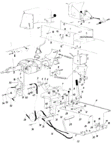 Rear Drive Linkage Assembly parts for White Outdoor Garden Tractor 147-806-190 / 1987 from AppliancePartsPros.com