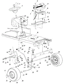 Steering Assembly parts for White Outdoor Garden Tractor 147-806-190 / 1987 from AppliancePartsPros.com