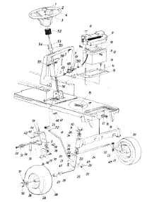 Steering Assembly parts for White Outdoor Garden Tractor 148-800-190 / 1988 from AppliancePartsPros.com