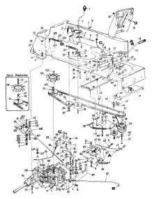 Drive System, Transaxle parts for White Outdoor Garden Tractor 143U836H190 / 1993 from AppliancePartsPros.com