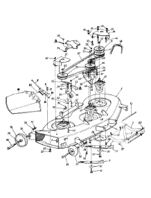 Mower Deck parts for White Outdoor Garden Tractor 143U836H190 / 1993 from AppliancePartsPros.com