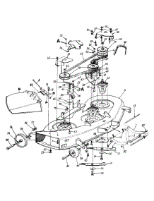 Deck & Chute Assembly parts for White Outdoor Garden Tractor 144U836H190 / 1994 from AppliancePartsPros.com