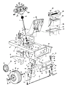 Steering Assembly parts for White Outdoor Garden Tractor 144U836H190 / 1994 from AppliancePartsPros.com
