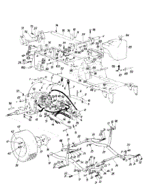 Hitch Plate & Peerless Transaxle parts for White Outdoor Garden Tractor 142-996-190 / 1992 from AppliancePartsPros.com