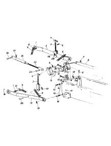 Three Point Hitch parts for White Outdoor Garden Tractor 144-998-190 / 1994 from AppliancePartsPros.com