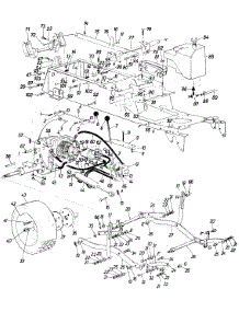 Transaxle Mounting Assembly parts for White Outdoor Garden Tractor 147-996-190 / 1987 from AppliancePartsPros.com