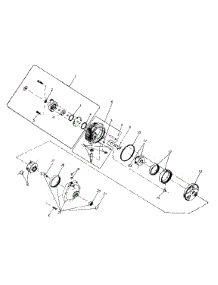 Hydrostatic Transmission Et001100-006 (717-0344) parts for White Outdoor Garden Tractor 14A-992-190 / 1997 from AppliancePartsPros.com