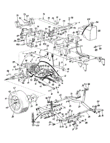 Rear Wheel Ass'y, Peerless Transaxle, Lift Arm Link & Hitch Plate parts for White Outdoor Garden Tractor 14A-992-190 / 1997 from AppliancePartsPros.com