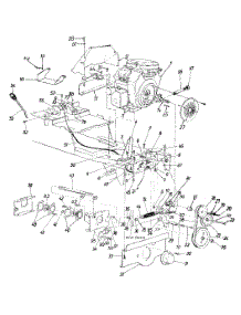 Engine, Belt Guard & Pto Belt Guard parts for White Outdoor Garden Tractor 14A-992-190 / 1998 from AppliancePartsPros.com
