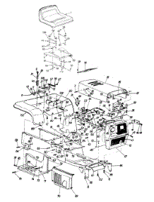 Hood & Fender Assembly parts for White Outdoor Garden Tractor 14A-992-190 / 1999 from AppliancePartsPros.com