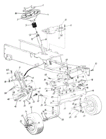 Steering Assembly parts for White Outdoor Garden Tractor 14A-992-190 / 1999 from AppliancePartsPros.com
