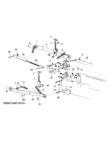 Three Point Hitch parts for White Outdoor Garden Tractor 14A-992-190 / 1999 from AppliancePartsPros.com