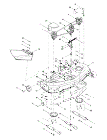 Deck Assembly 46-Inch parts for White Outdoor Garden Tractor 14A6816H190 / 2003 from AppliancePartsPros.com