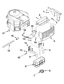 Engine Accessories parts for White Outdoor Garden Tractor 14AV836P190 / 1999 from AppliancePartsPros.com