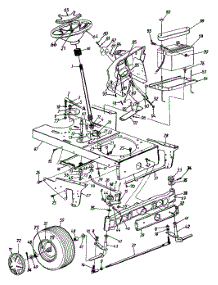 Steering Assembly parts for White Outdoor Garden Tractor 14AV836P190 / 1999 from AppliancePartsPros.com