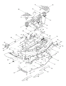 Deck Assembly 54-Inch parts for White Outdoor Garden Tractor 14A9816K190 / 2003 from AppliancePartsPros.com