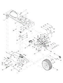 Drive & Rear Wheels parts for White Outdoor Garden Tractor 14AZ816K190 / 2002 from AppliancePartsPros.com