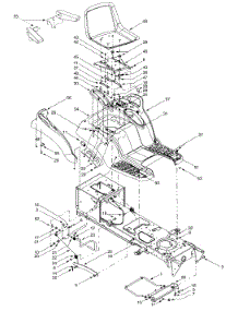 Seat, Fender & Frame parts for White Outdoor Garden Tractor 14AZ816K190 / 2002 from AppliancePartsPros.com
