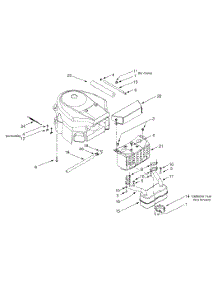 Engine Accessories parts for White Outdoor Garden Tractor 14AZ816P190 / 2000 from AppliancePartsPros.com