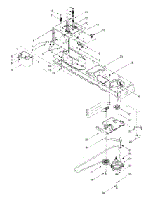 Pto, Battery & Frame parts for White Outdoor Garden Tractor 14AZ816P190 / 2000 from AppliancePartsPros.com