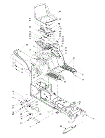 Seat & Fenders parts for White Outdoor Garden Tractor 14A9816K790 / 2004 from AppliancePartsPros.com