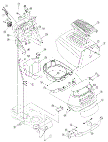 Hood Style parts for White Outdoor Garden Tractor 14AA815K790 / 2007 from AppliancePartsPros.com