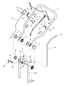 Handlebar Assembly parts for White Outdoor Chore Performer 25A-100-190 / 2000 from AppliancePartsPros.com