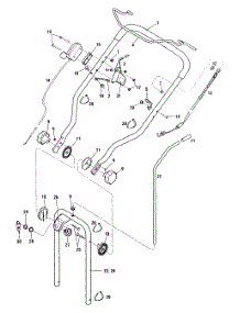 Handlebar Assembly parts for White Outdoor Chore Performer 25A-110-190 / 1998 from AppliancePartsPros.com