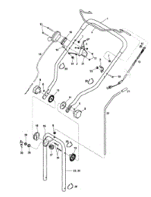 Handlebar Assembly parts for White Outdoor Chore Performer 25AE110-190 / 1999 from AppliancePartsPros.com