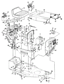 Body Assembly parts for White Outdoor Lawn Tractor 130-425E190 / 1990 from AppliancePartsPros.com