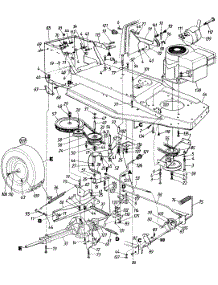 Drive Mounting Assembly parts for White Outdoor Lawn Tractor 130-425E190 / 1990 from AppliancePartsPros.com