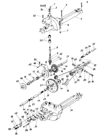 Single Speed Transaxle Left Hand parts for White Outdoor Lawn Tractor 130-425E190 / 1990 from AppliancePartsPros.com