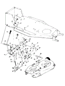 Deck Mounting parts for White Outdoor Lawn Tractor 138-346-190 / 1988 from AppliancePartsPros.com