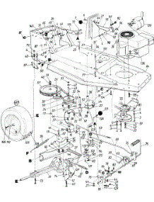 Drive Mounting Assembly parts for White Outdoor Lawn Tractor 139-347-190 / 1989 from AppliancePartsPros.com