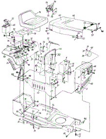 Body Assembly parts for White Outdoor Lawn Tractor 131-455F190 / 1991 from AppliancePartsPros.com