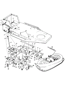 Deck Lift Assembly parts for White Outdoor Lawn Tractor 131-455F190 / 1991 from AppliancePartsPros.com