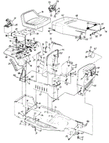 Hood, Seat, Deck & Fender parts for White Outdoor Lawn Tractor 132-455F190 / 1992 from AppliancePartsPros.com