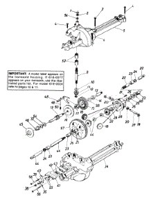 Single Speed Transaxle - 618-0077 parts for White Outdoor Lawn Tractor 132-455F190 / 1992 from AppliancePartsPros.com