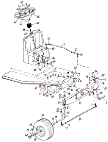Steering Assembly parts for White Outdoor Lawn Tractor 132-455F190 / 1992 from AppliancePartsPros.com