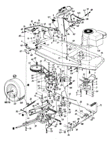 Engine Pulley Belt Guard Ass'y parts for White Outdoor Lawn Tractor 133H471F190 / 1993 from AppliancePartsPros.com