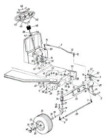 Front Axle And Wheel Assembly parts for White Outdoor Lawn Tractor 133H471F190 / 1993 from AppliancePartsPros.com