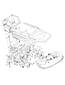 Deck Lift Assembly parts for White Outdoor Lawn Tractor 13AA472F190 / 1998 from AppliancePartsPros.com