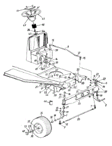 Steering Assembly parts for White Outdoor Lawn Tractor 13AA472F190 / 1998 from AppliancePartsPros.com