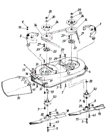 Deck Assembly parts for White Outdoor Lawn Tractor 130-317D190 / 1990 from AppliancePartsPros.com