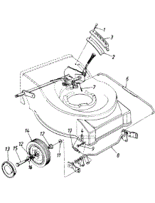 Height Adjustment Assembly 476R parts for White Outdoor Lawn Mower 129-476R190 / 1989 from AppliancePartsPros.com