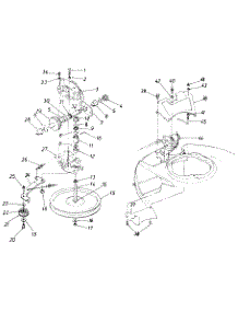 Transmission Assembly 826B parts for White Outdoor Lawn Mower 129-826B190 / 1989 from AppliancePartsPros.com