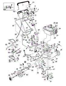 Mower Assembly 365 parts for White Outdoor Lawn Mower 126-365-190 / 1986 from AppliancePartsPros.com